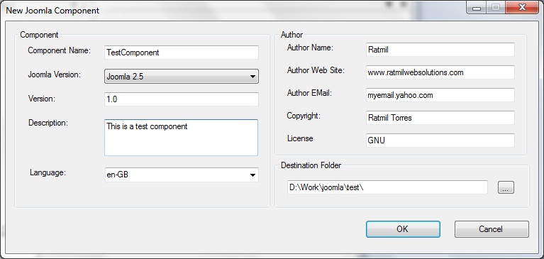 New Component Data